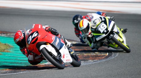Riders on track