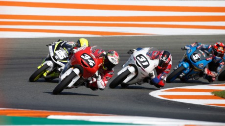 Riders on track