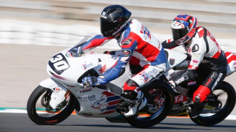 Riders on track