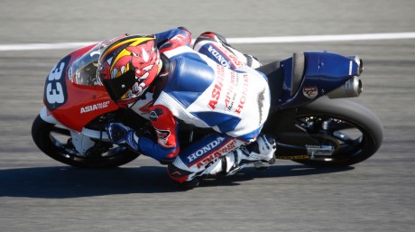 Riders on track