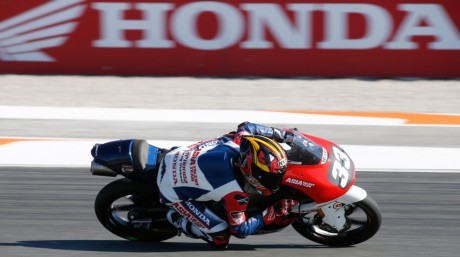 Riders on track