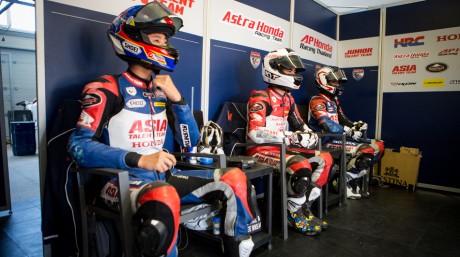 JTT riders at garages