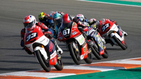 Riders on track